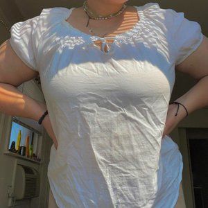 alice cullen/bella swan twilight vibes fairy core white blouse